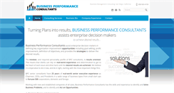 Desktop Screenshot of businessperformanceconsultants.com